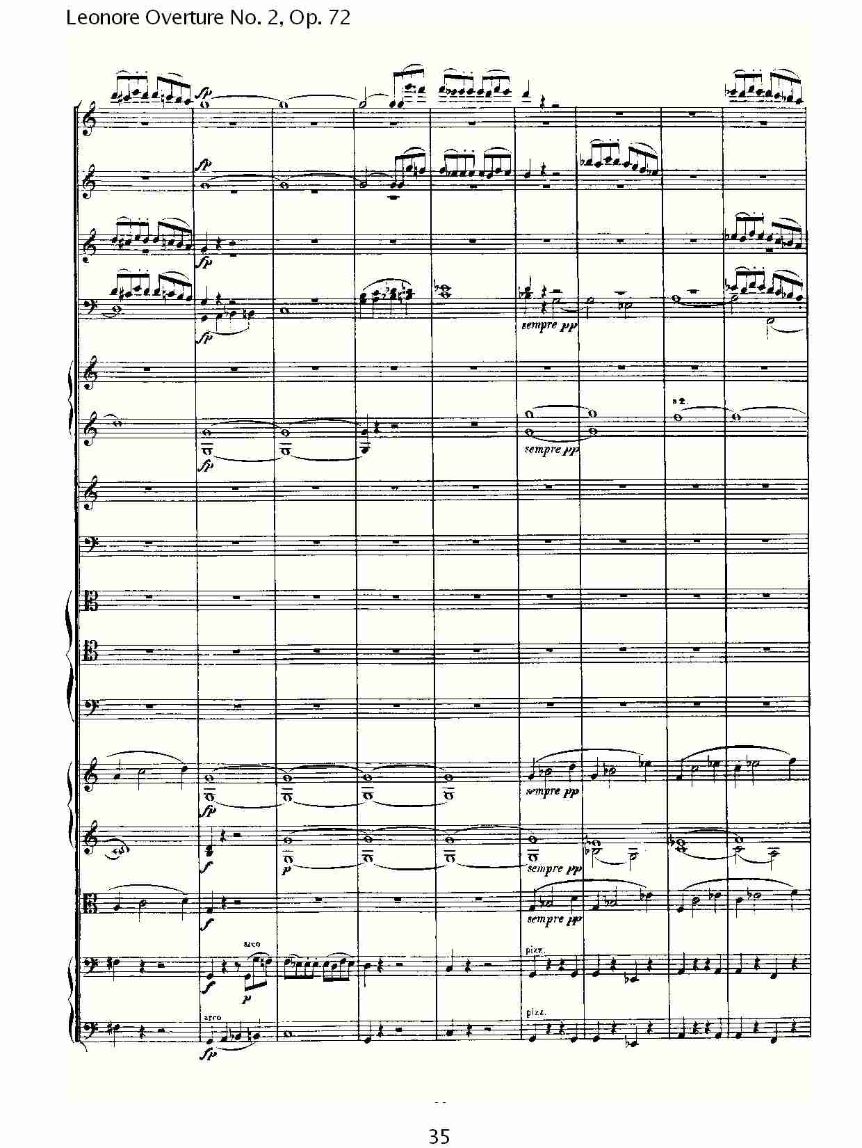 Leonore Overture No. 2, Op. 72 （四）总谱（图5）