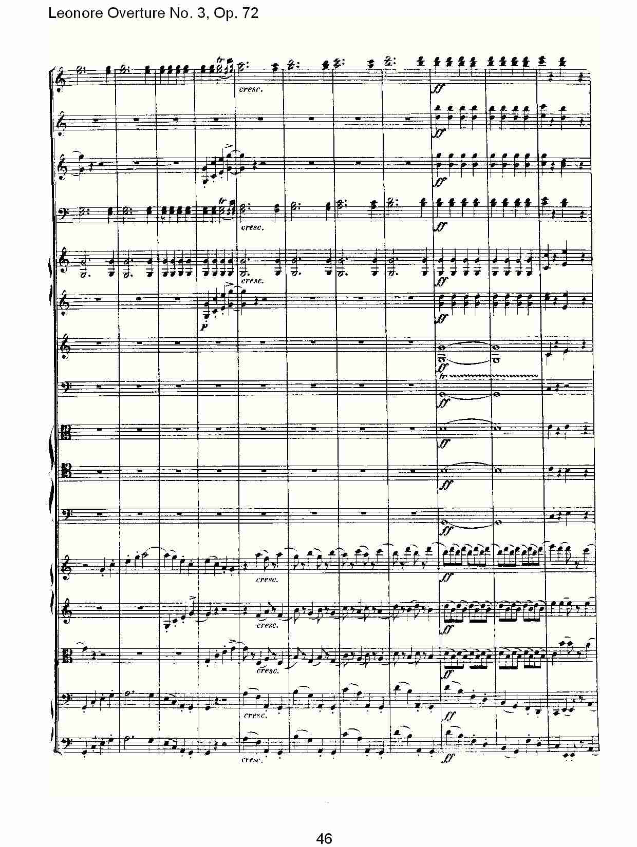 Leonore Overture No. 3, Op. 72　（五）总谱（图6）