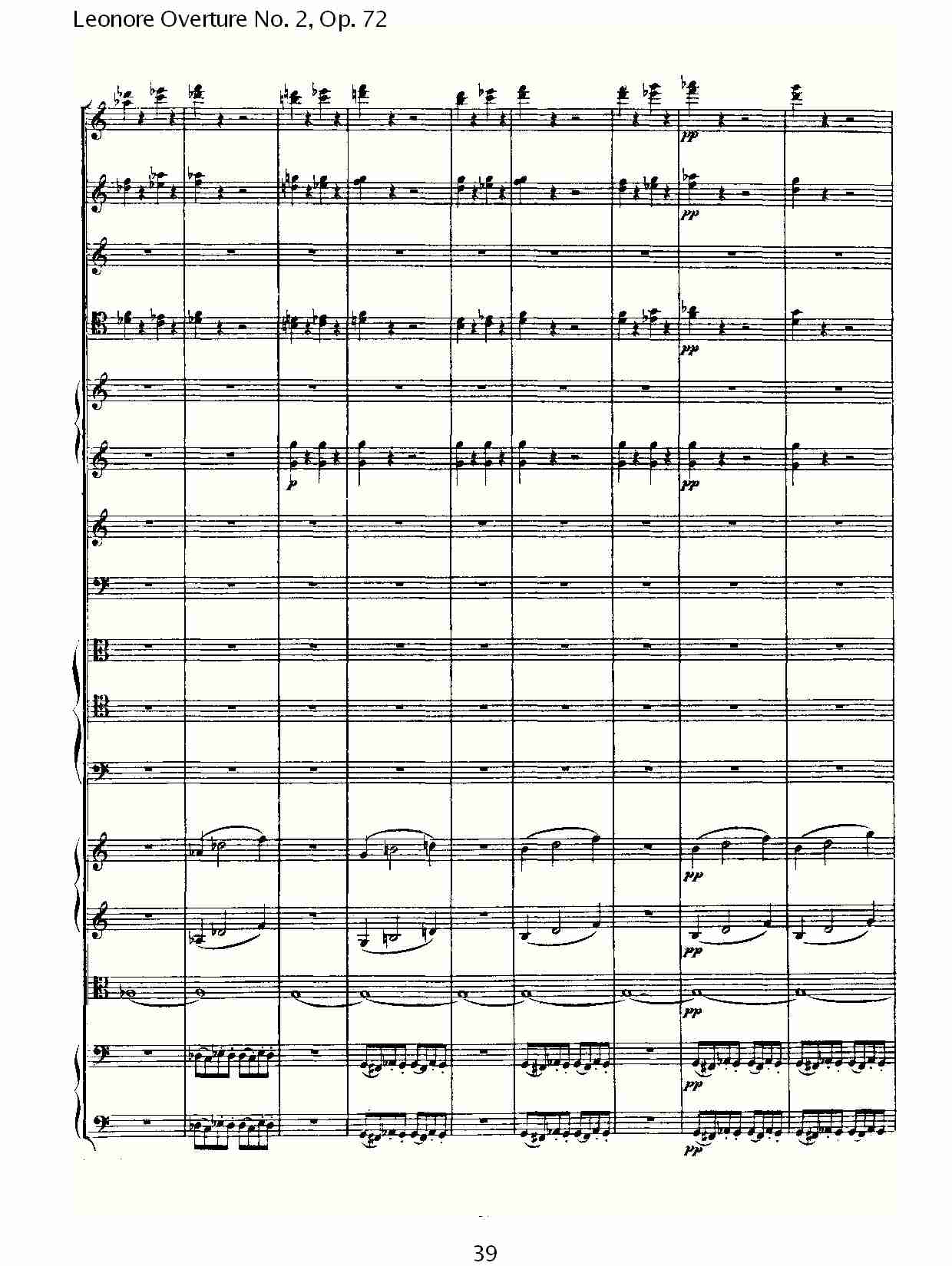 Leonore Overture No. 2, Op. 72 （四）总谱（图9）
