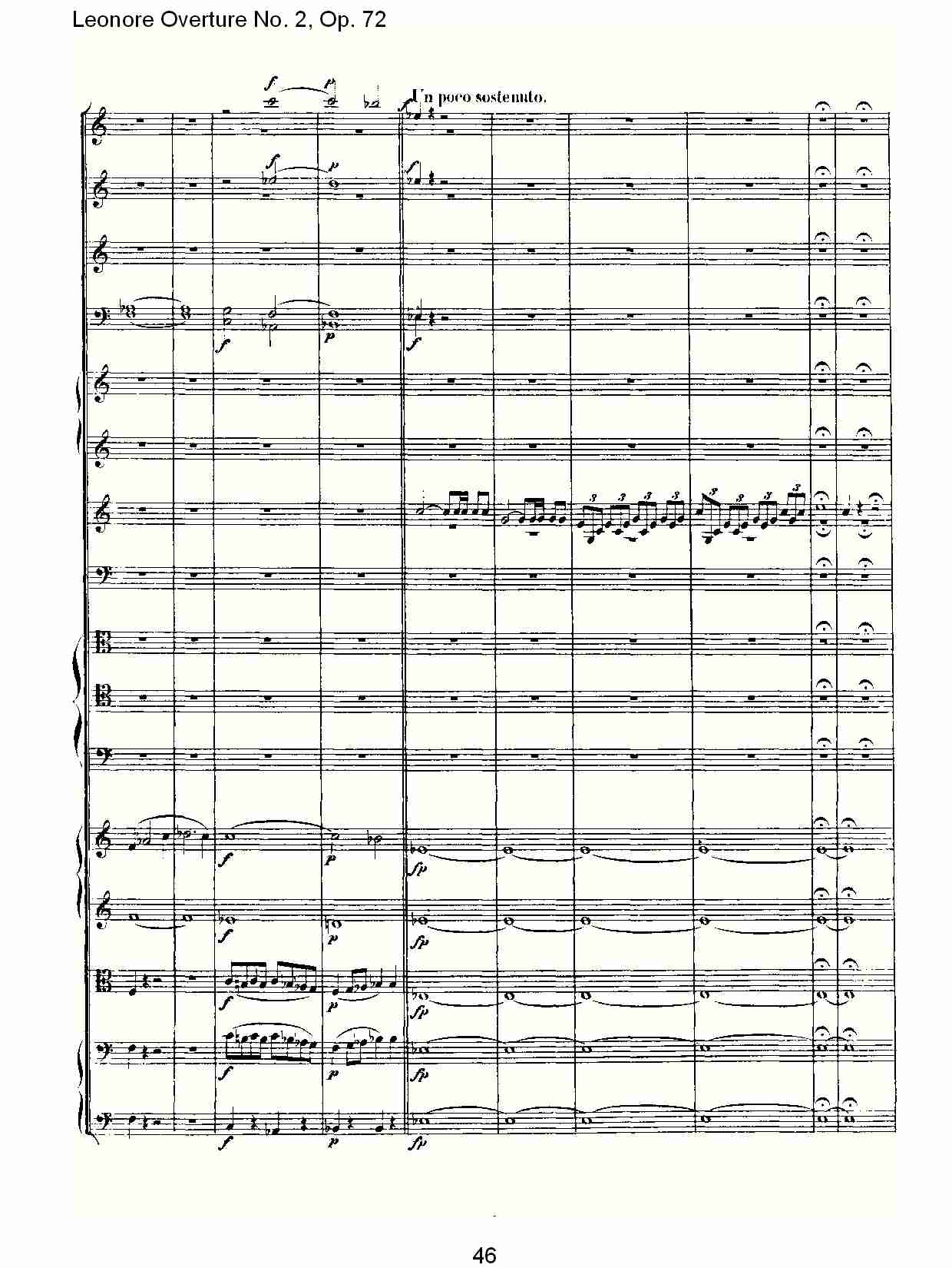 Leonore Overture No. 2, Op. 72 （五）总谱（图6）