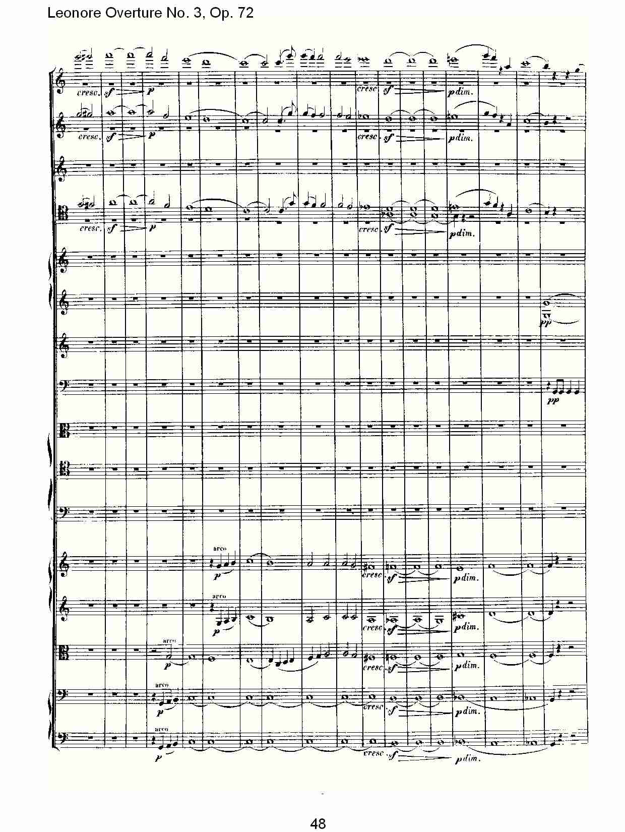Leonore Overture No. 3, Op. 72　（五）总谱（图8）