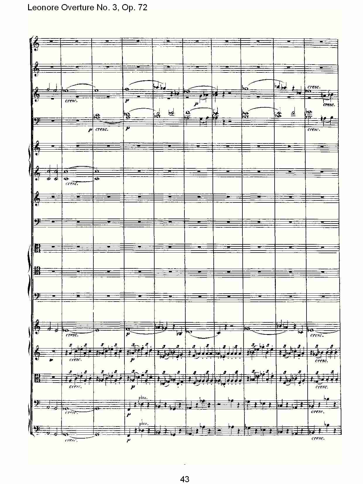 Leonore Overture No. 3, Op. 72　（五）总谱（图3）