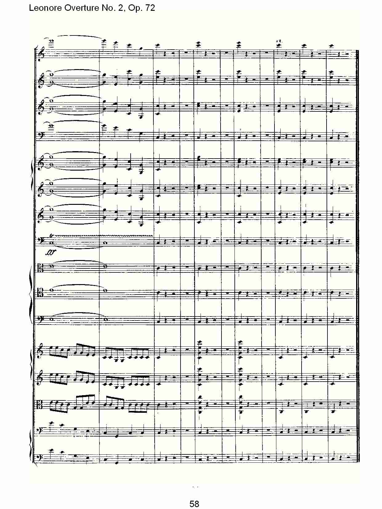 Leonore Overture No. 2, Op. 72 （六）总谱（图8）