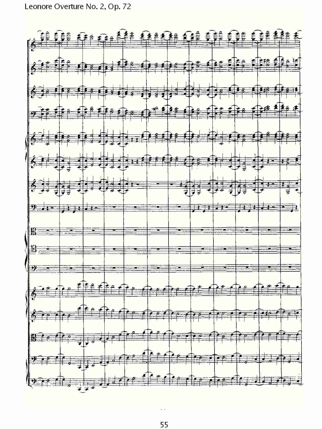 Leonore Overture No. 2, Op. 72 （六）总谱（图5）