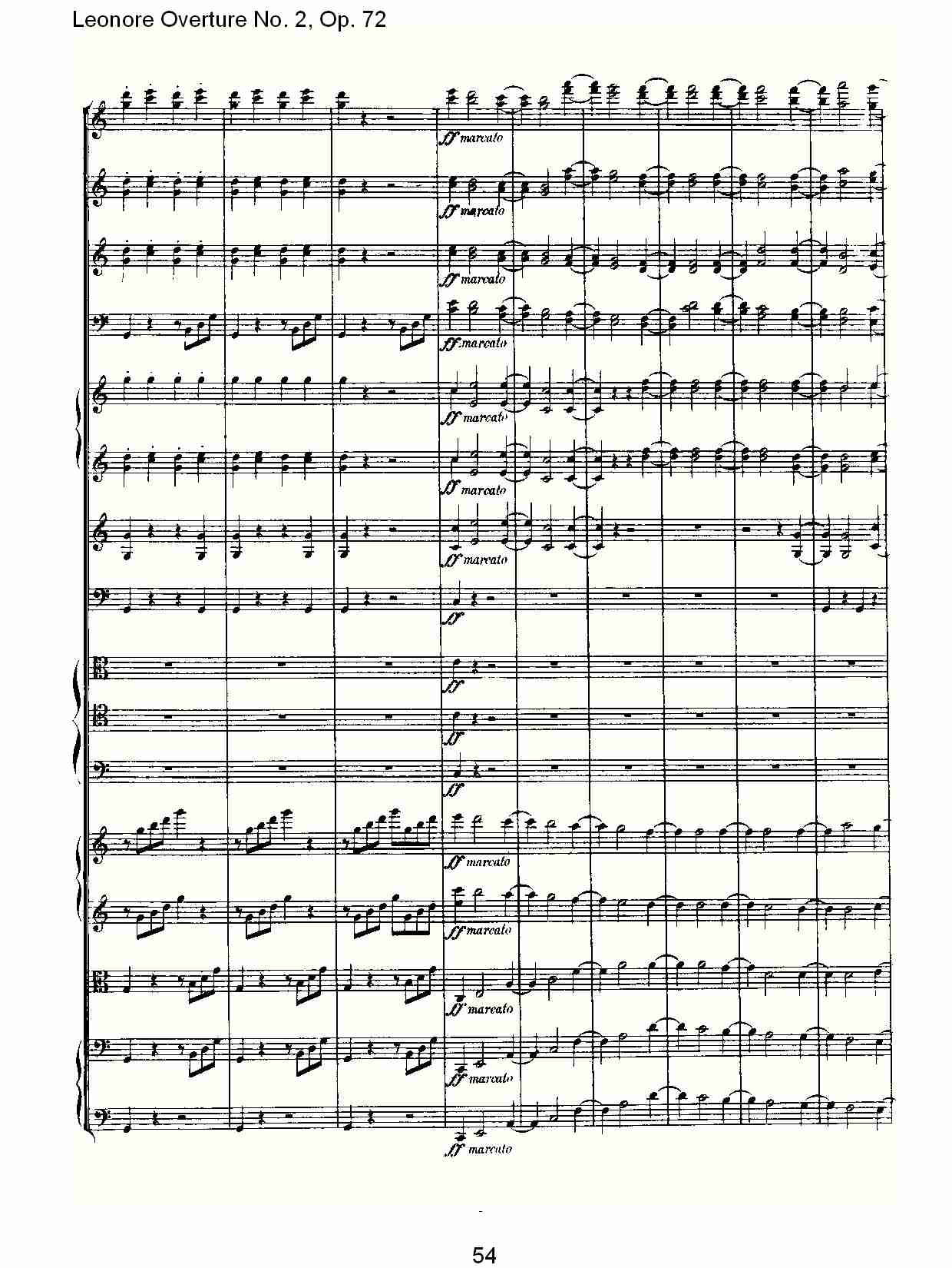 Leonore Overture No. 2, Op. 72 （六）总谱（图4）