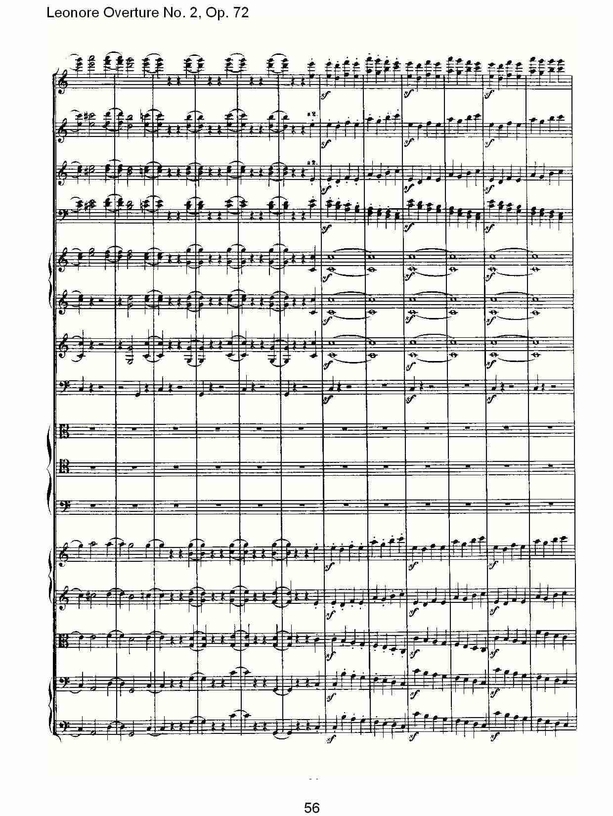 Leonore Overture No. 2, Op. 72 （六）总谱（图6）