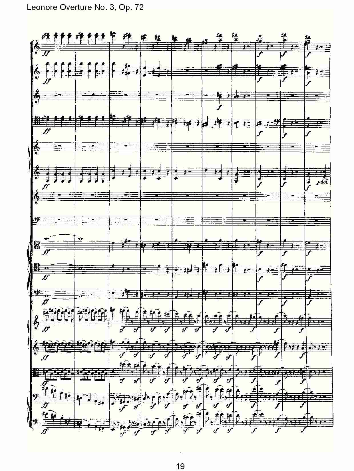 Leonore Overture No. 3, Op. 72　（二）总谱（图9）