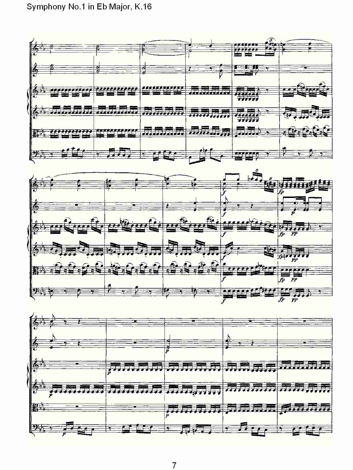 Symphony No.1 in Eb Major, K.16(Eb大调第一交响曲K.16)总谱（图7）