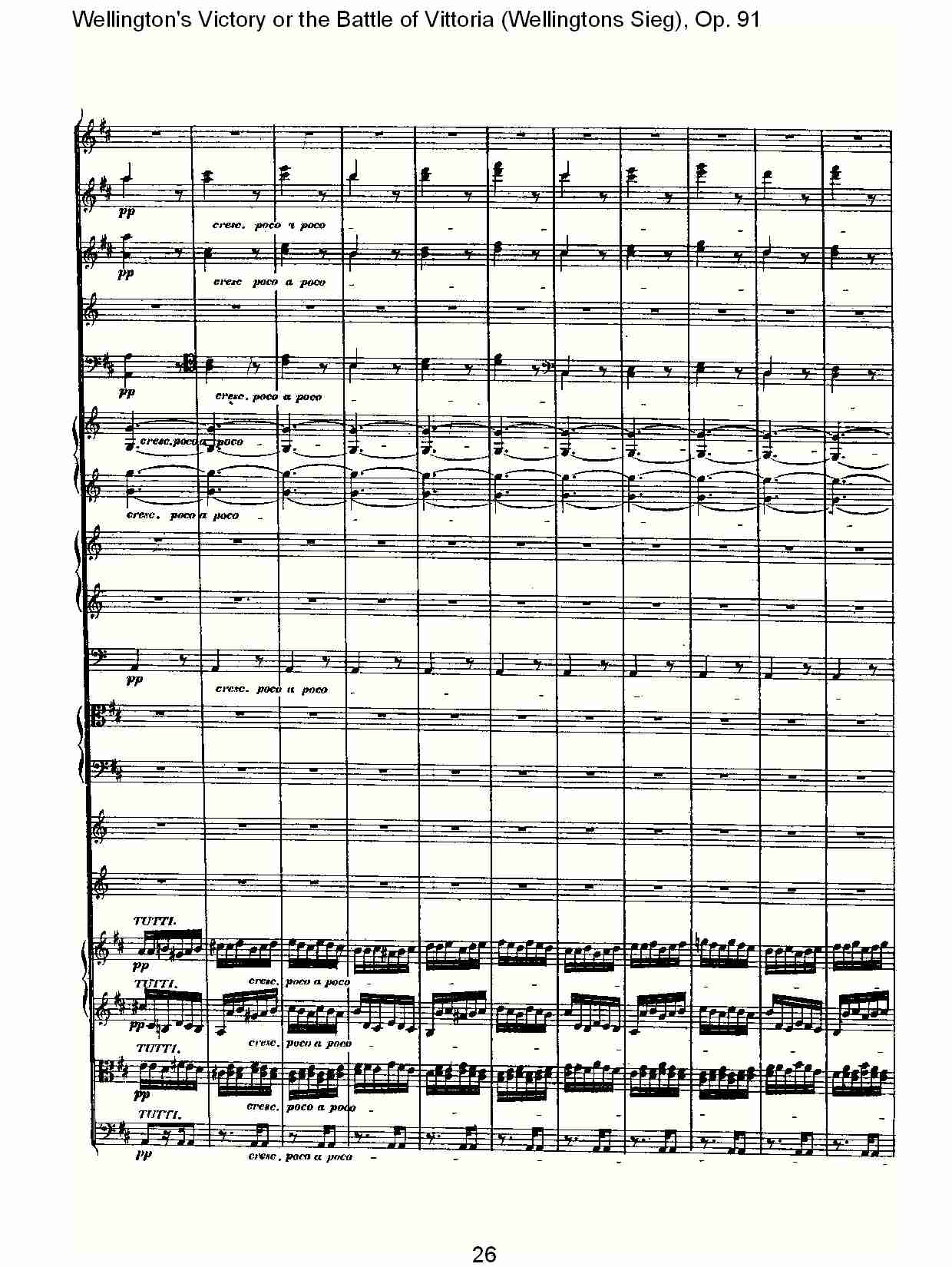 (Wellingtons Sieg), Op.91(第二乐章)(三)总谱（图6）
