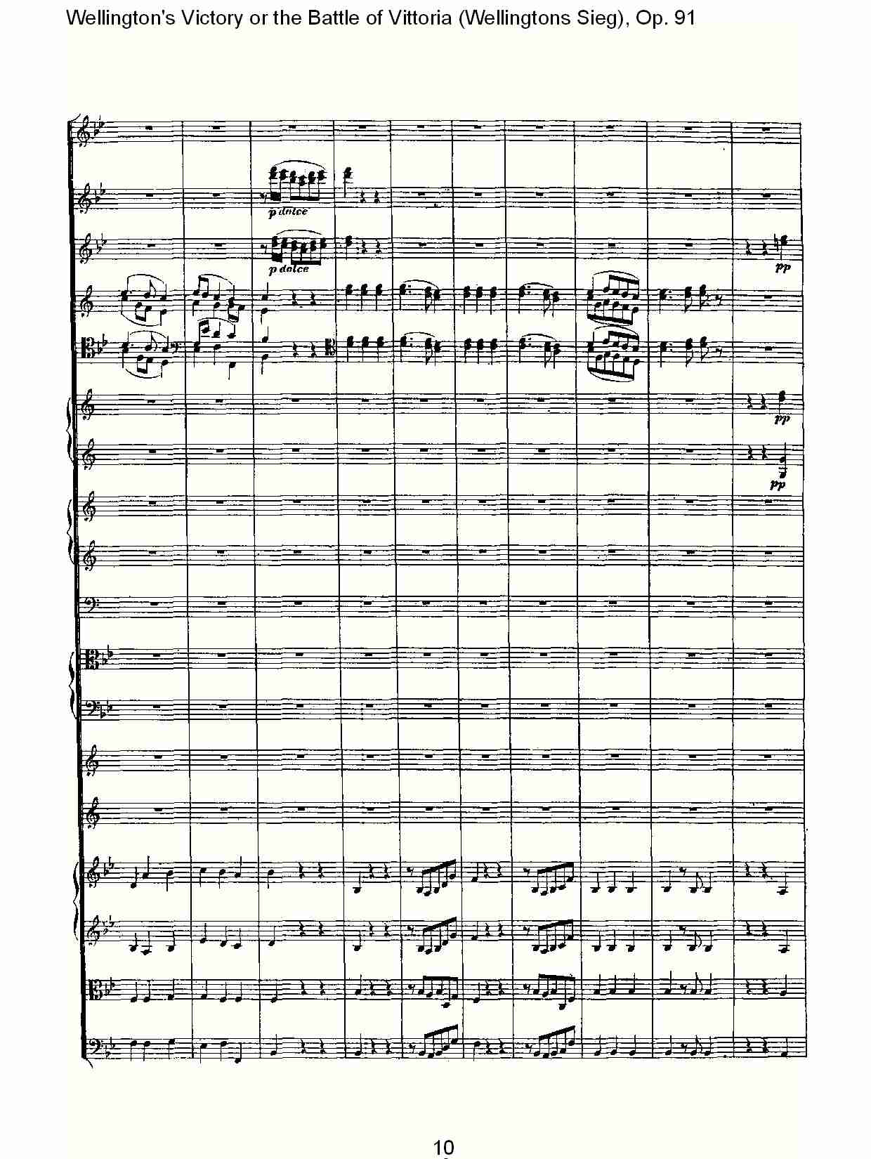 (Wellingtons Sieg), Op.91(第二乐章)(一)总谱（图11）