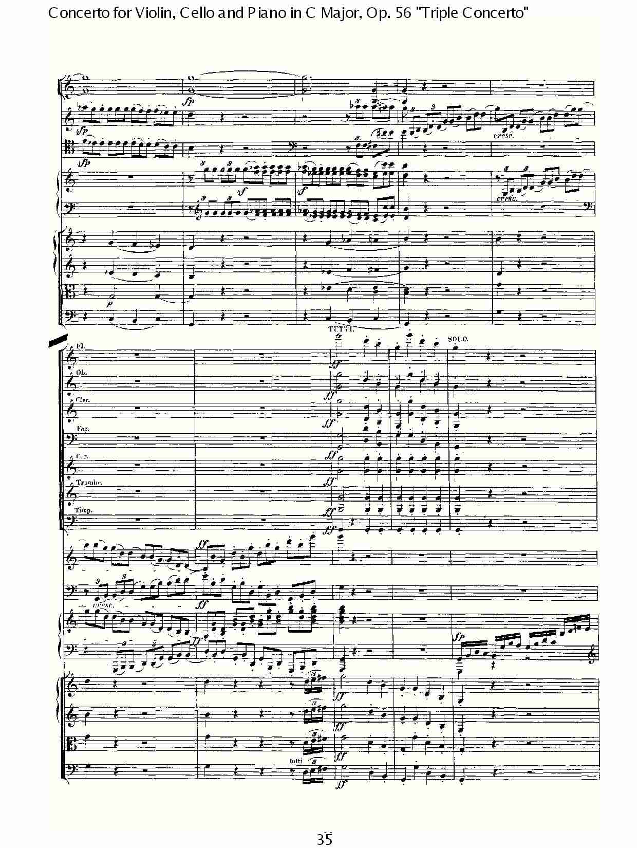 C大调大提琴与钢琴协奏曲 Op.56第一乐章(四)总谱（图5）