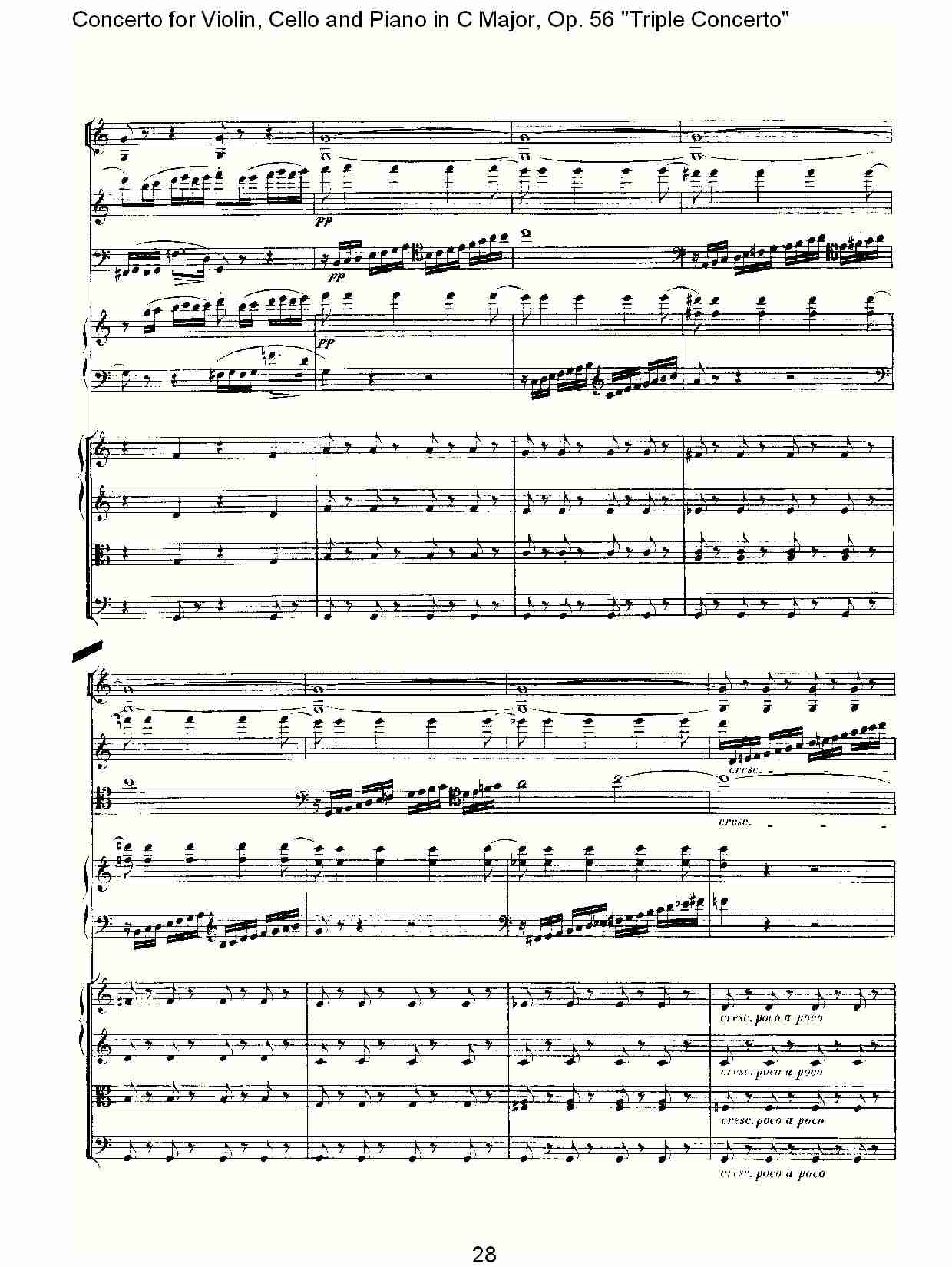 C大调大提琴与钢琴协奏曲 Op.56第一乐章(三)总谱（图8）