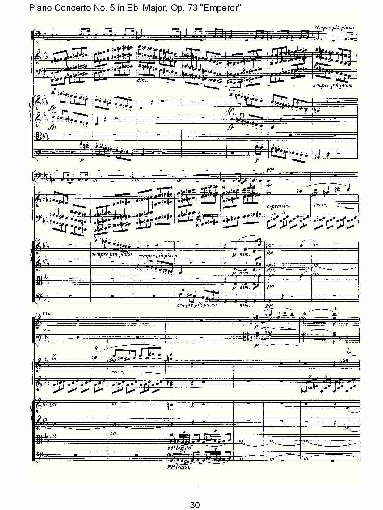 Eb大调钢琴第五协奏曲 Op.73“皇帝”第一乐章(三)总谱（图10）