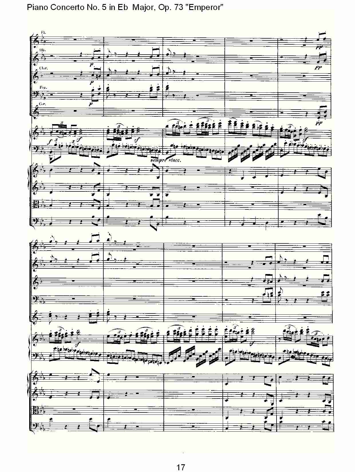 Eb大调钢琴第五协奏曲 Op.73“皇帝”第一乐章(二)总谱（图6）