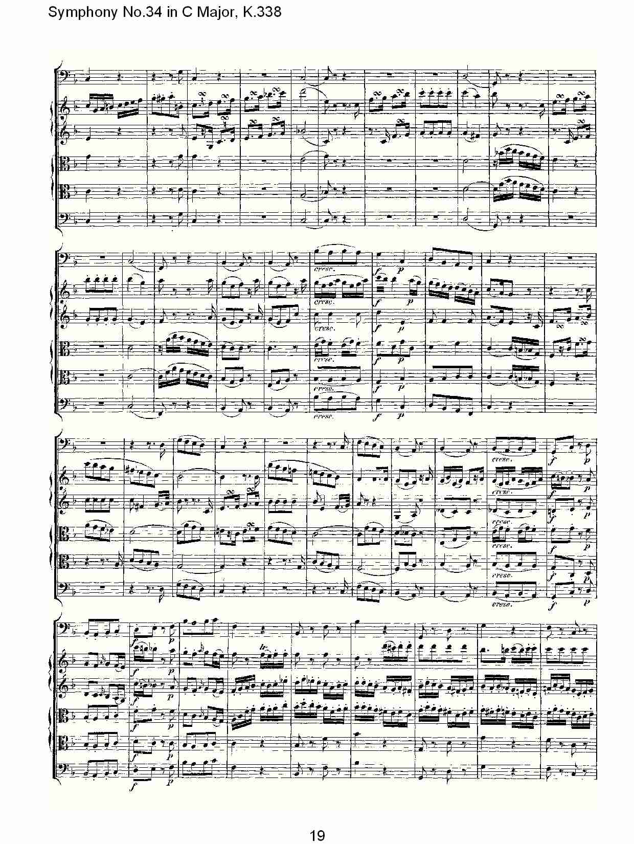 (C大调第三十四交响曲K.338)（四）总谱（图4）