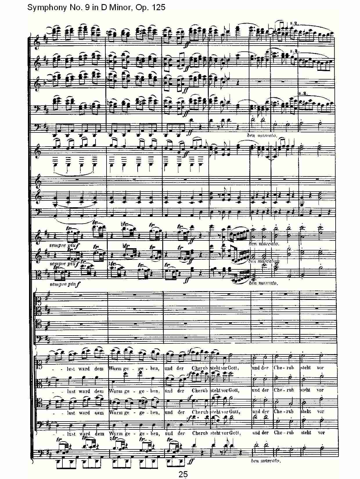 （D小调第九交响曲 Op.125）第四乐章（五）总谱（图5）
