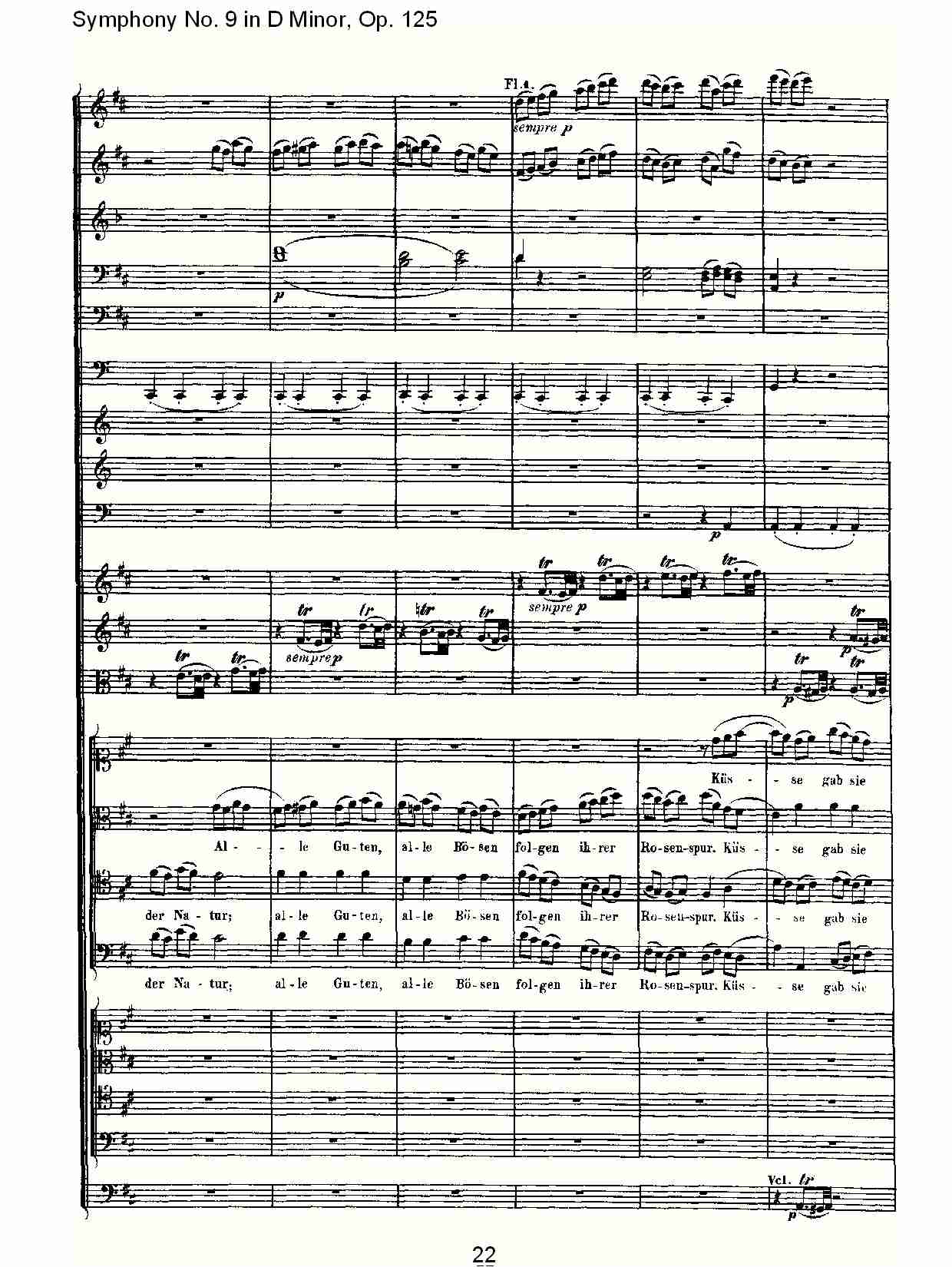 （D小调第九交响曲 Op.125）第四乐章（五）总谱（图2）