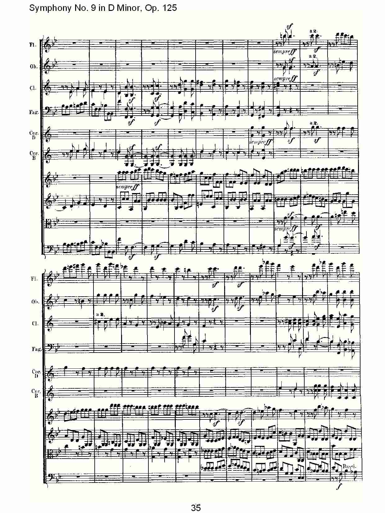 （D小调第九交响曲 Op.125）第四乐章（七）总谱（图5）
