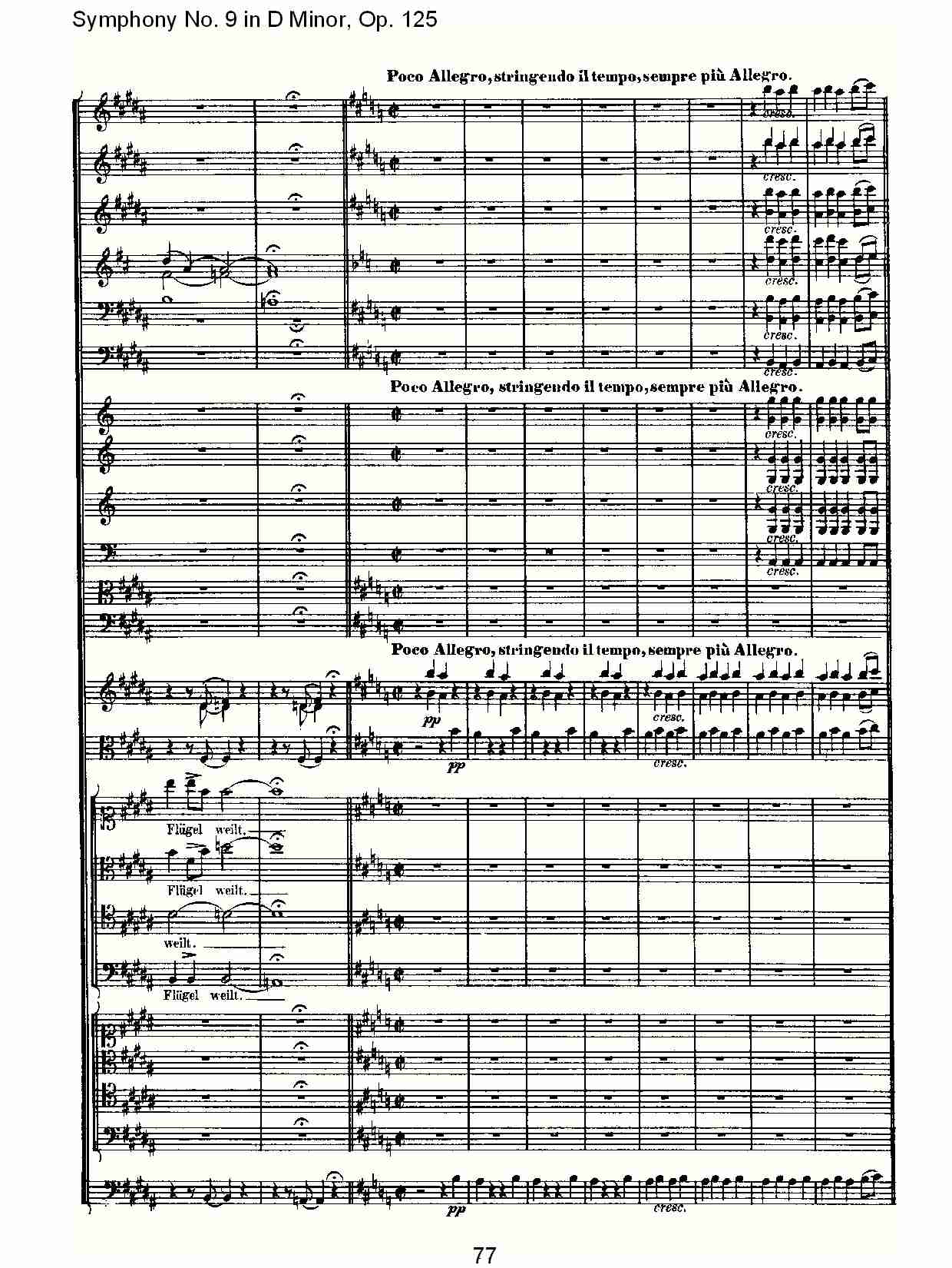 （D小调第九交响曲 Op.125）第四乐章（十六）总谱（图2）