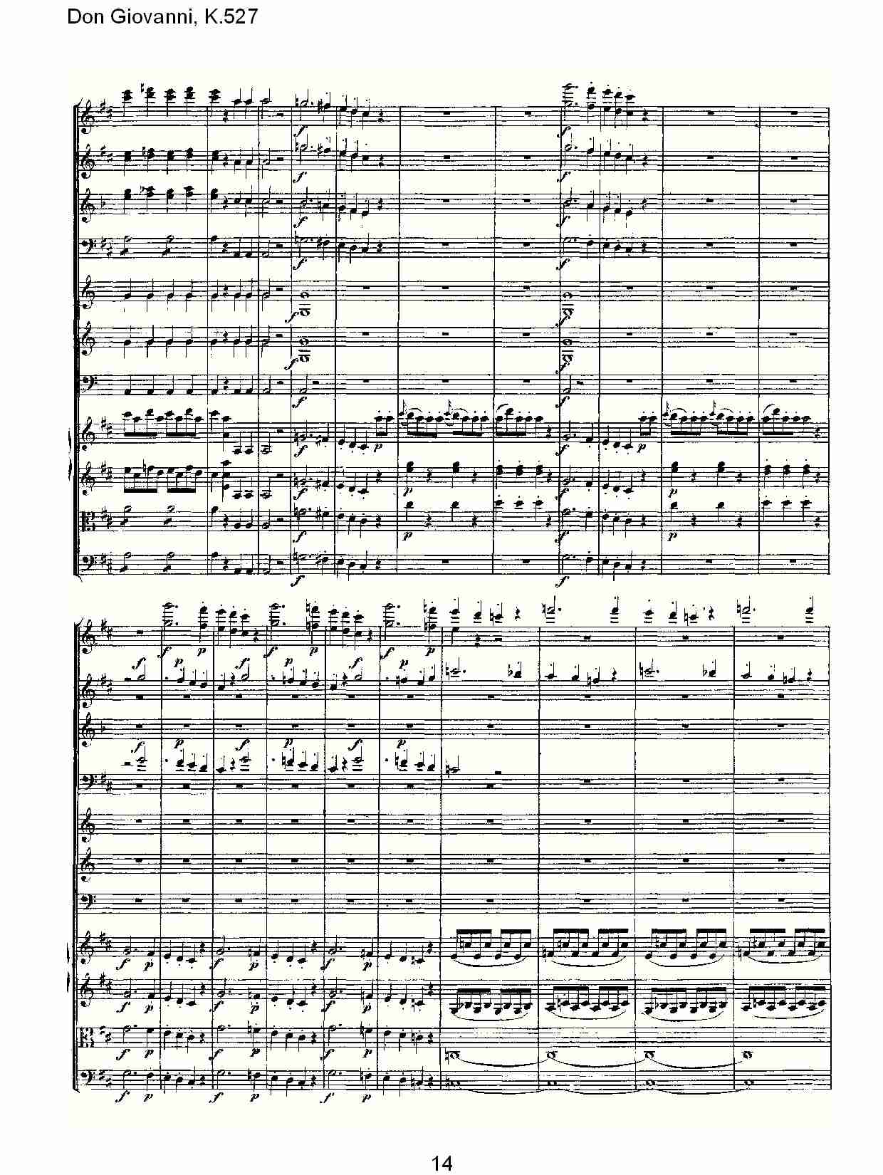 Don Giovanni, K.527 （三）总谱（图4）