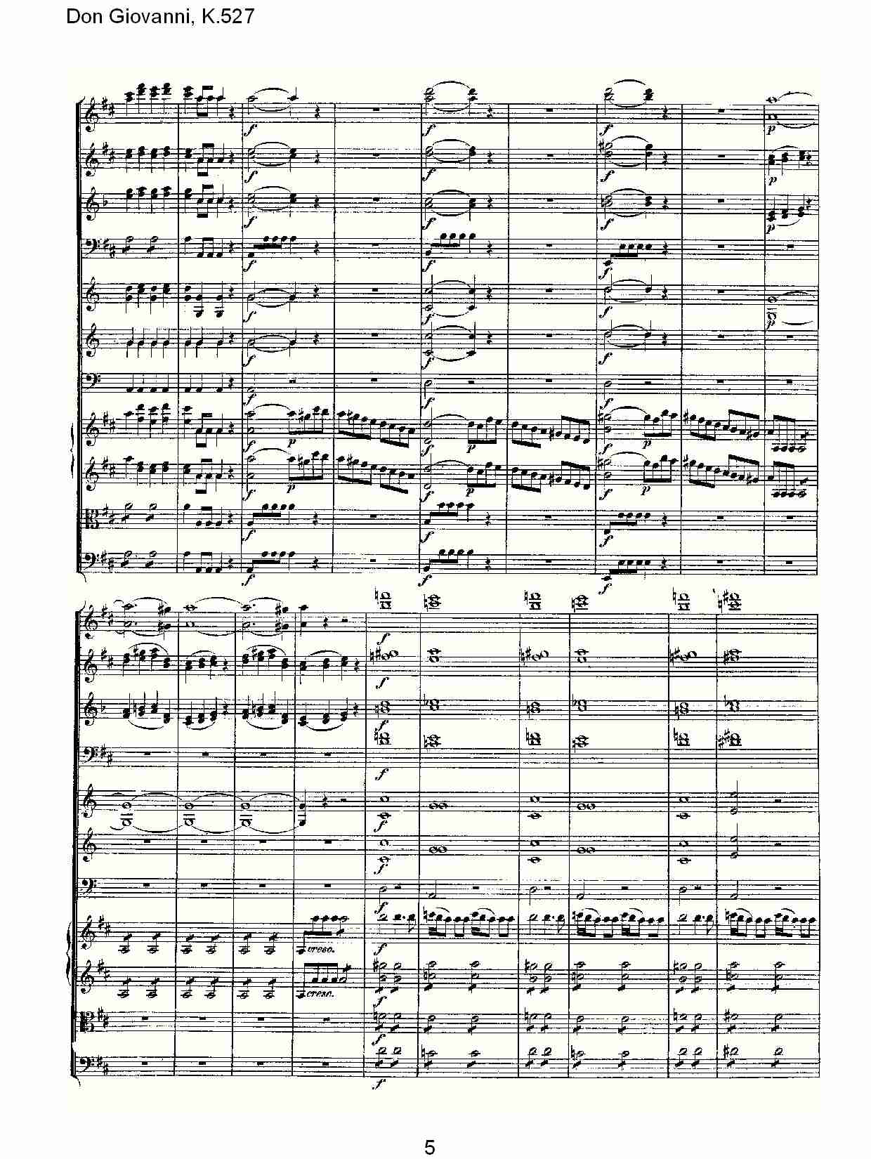 Don Giovanni, K.527 （一）总谱（图5）