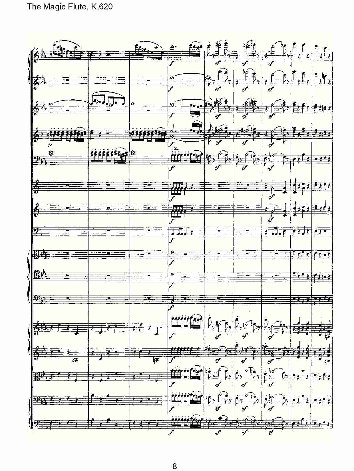 The Magic Flute, K.620 （二）总谱（图3）