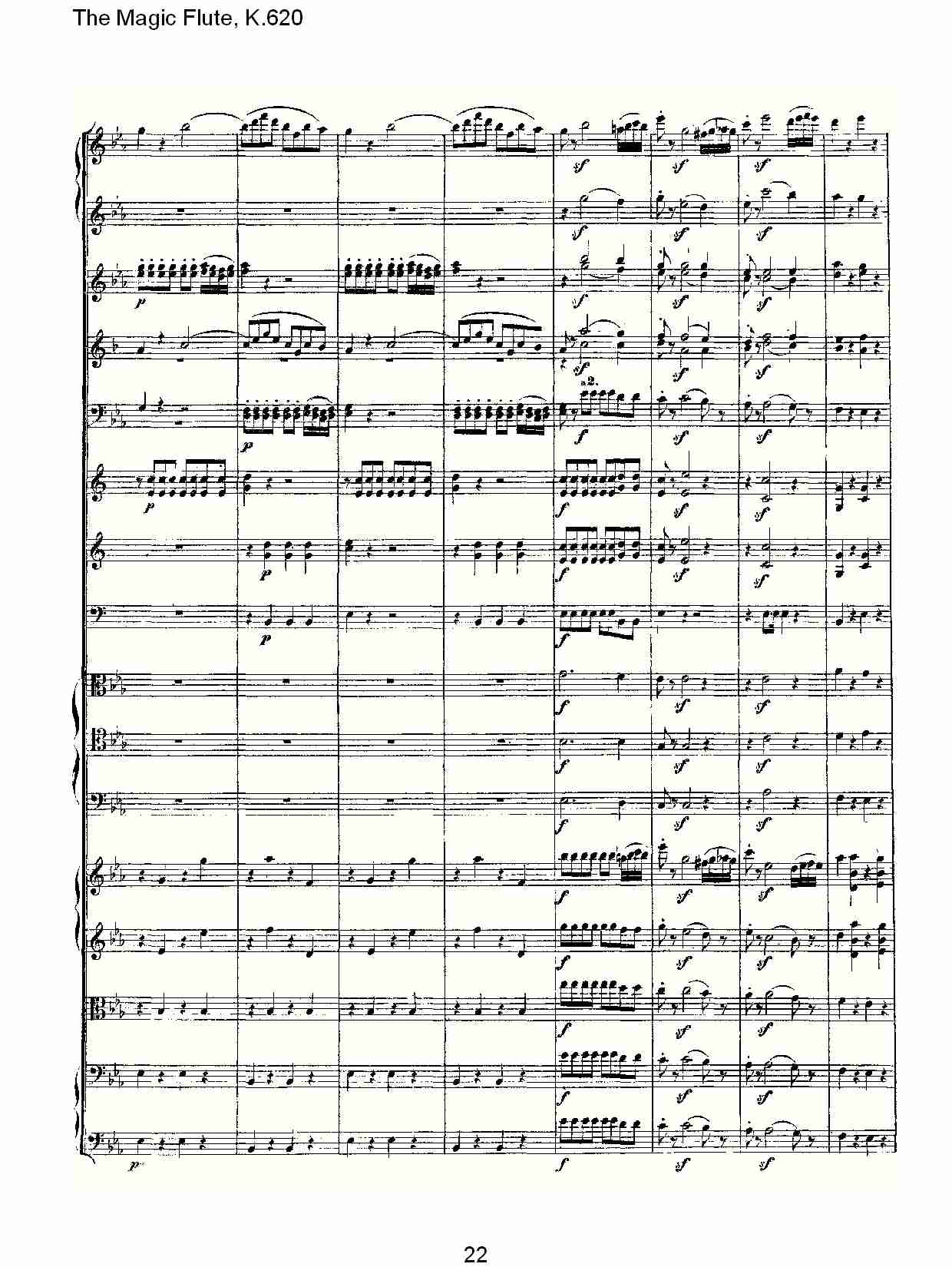 The Magic Flute, K.620 （五）总谱（图2）