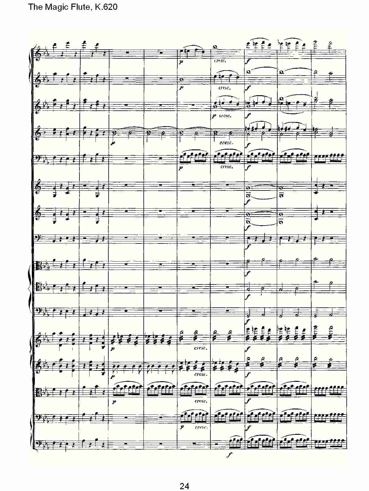The Magic Flute, K.620 （五）总谱（图4）