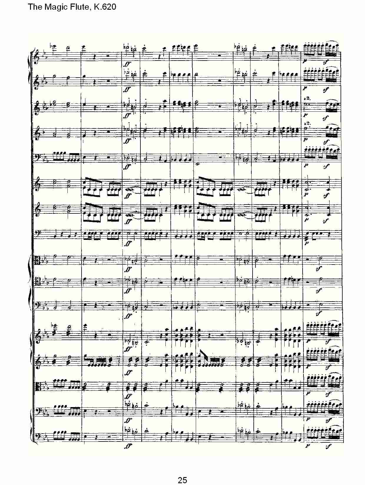 The Magic Flute, K.620 （五）总谱（图5）