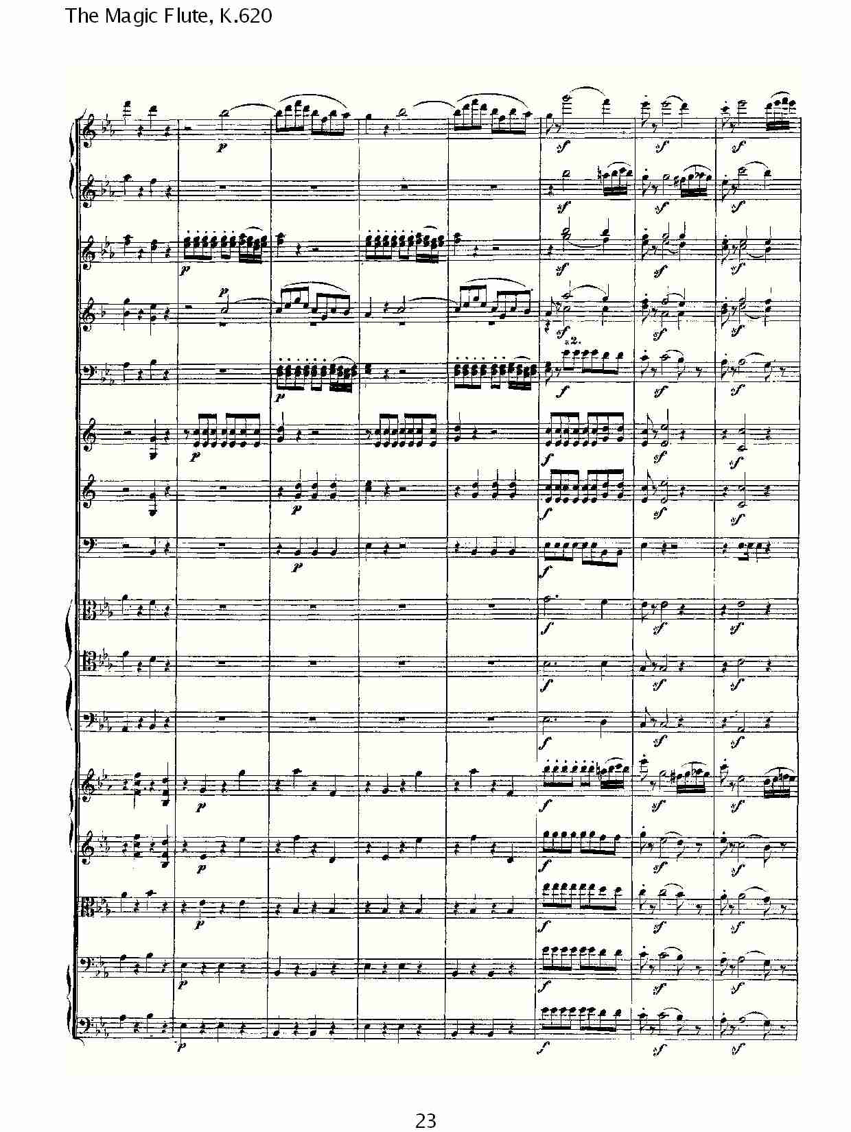 The Magic Flute, K.620 （五）总谱（图3）