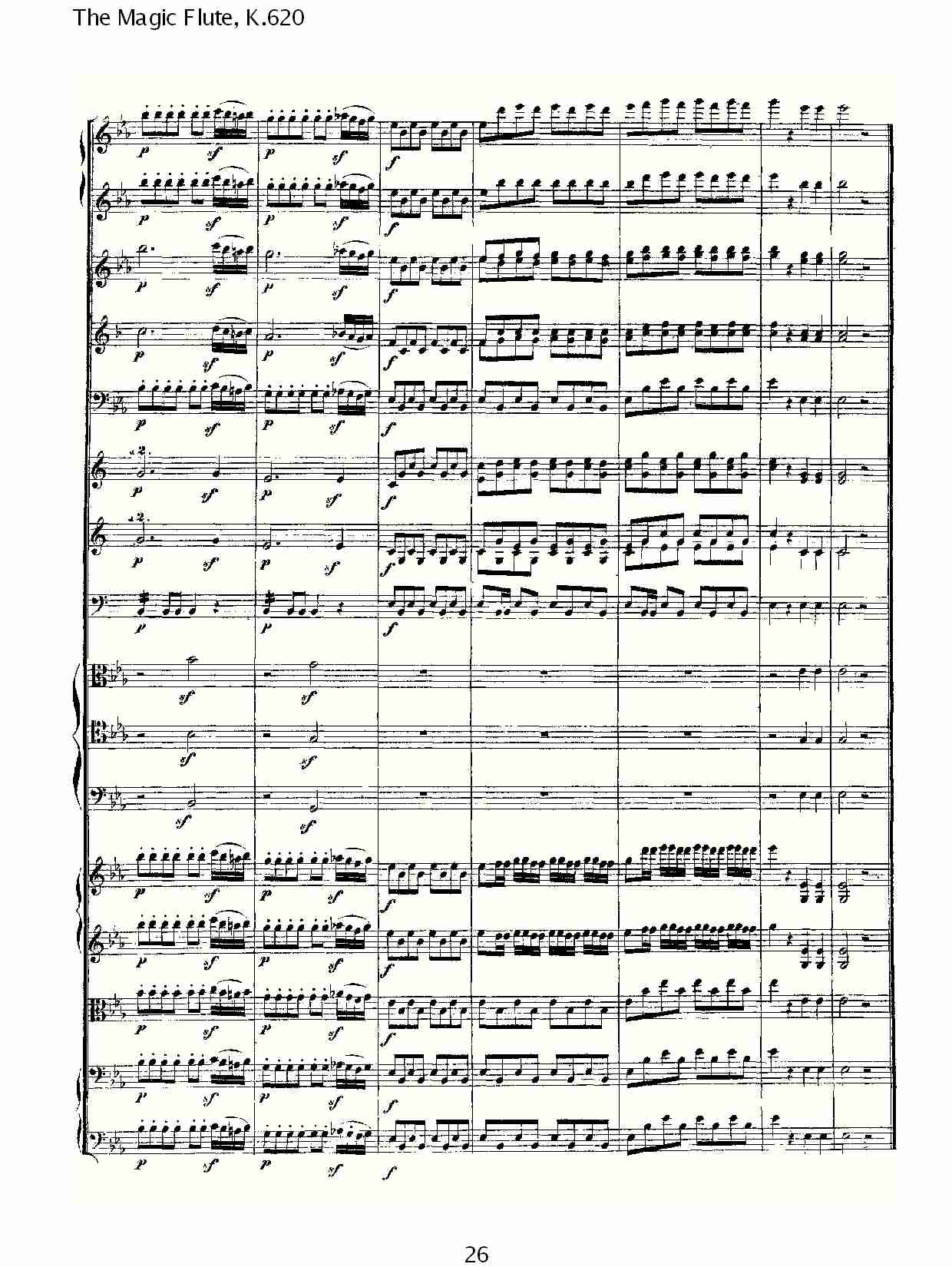 The Magic Flute, K.620 （五）总谱（图6）