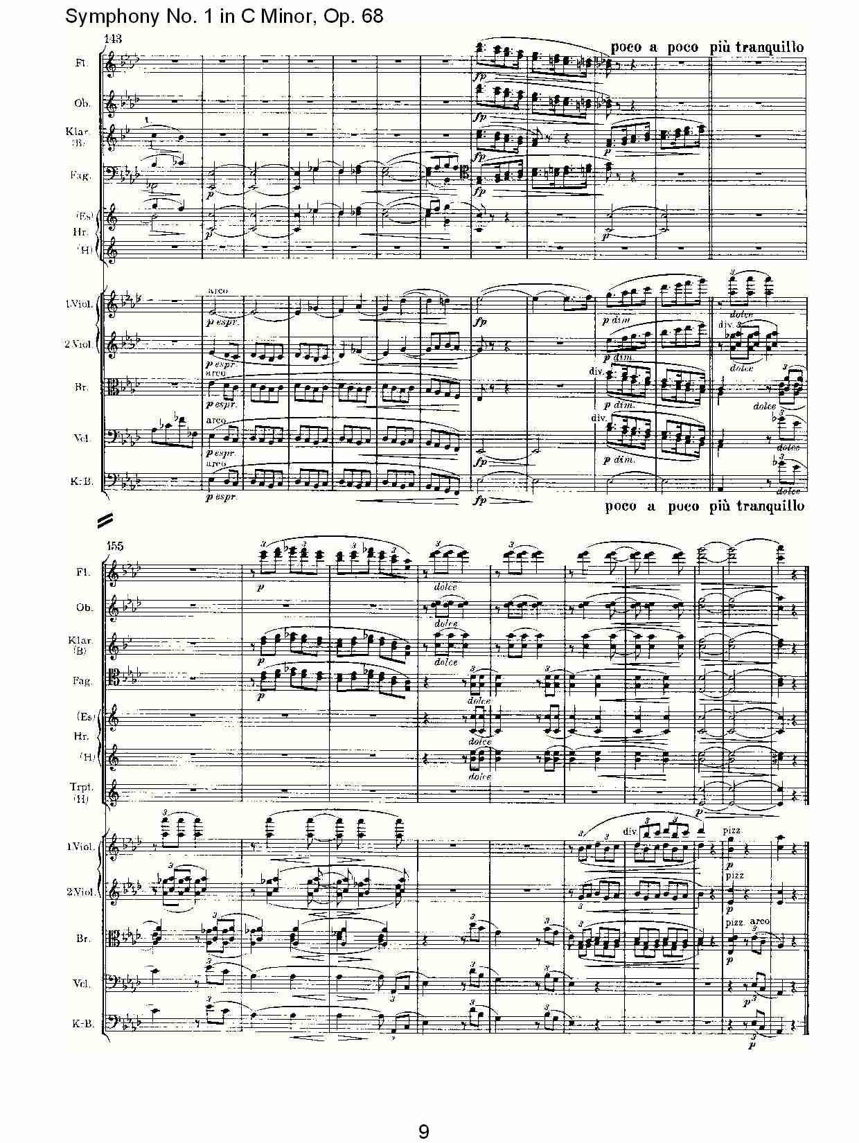 C小调第一交响曲, Op.68 第三乐章（二）.总谱（图4）