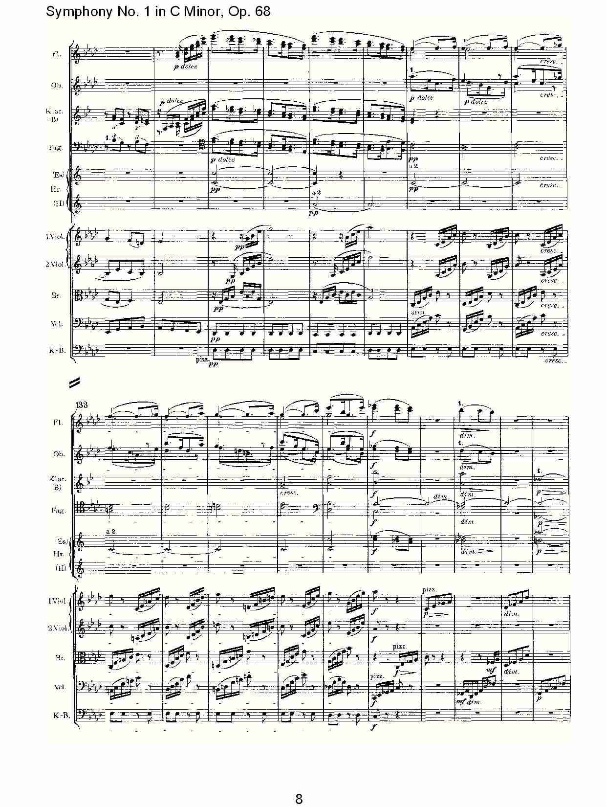 C小调第一交响曲, Op.68 第三乐章（二）.总谱（图3）