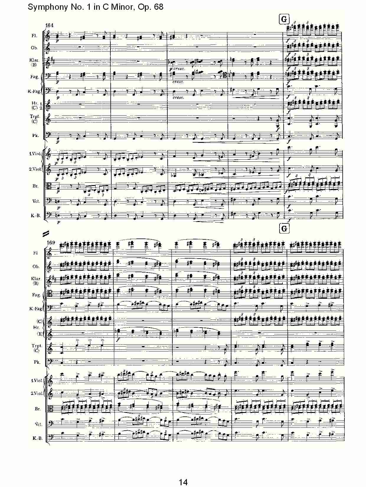 C小调第一交响曲, Op.68 第四乐章（三）.总谱（图4）