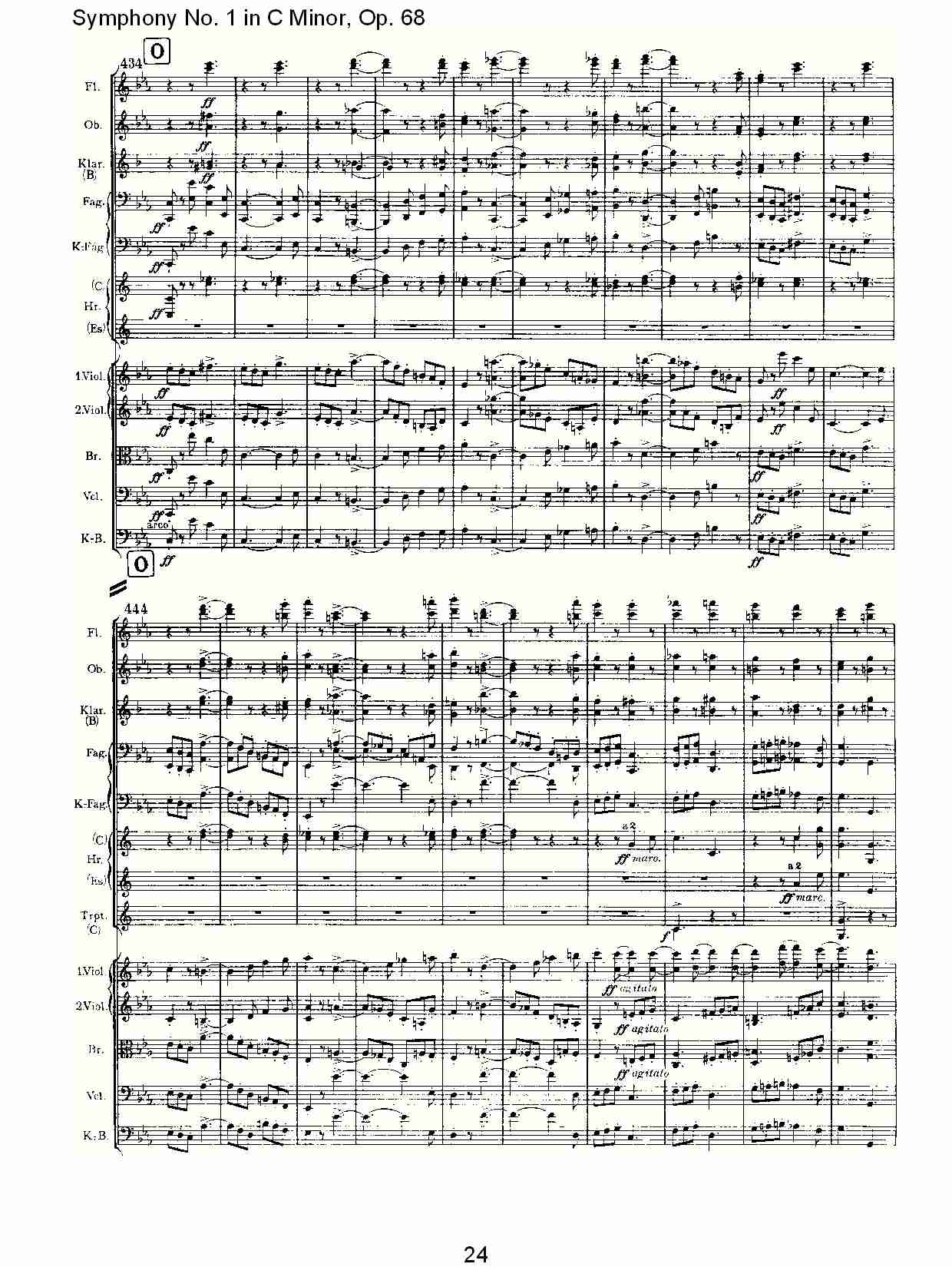 C小调第一交响曲, Op.68 第一乐章（五）.总谱（图4）