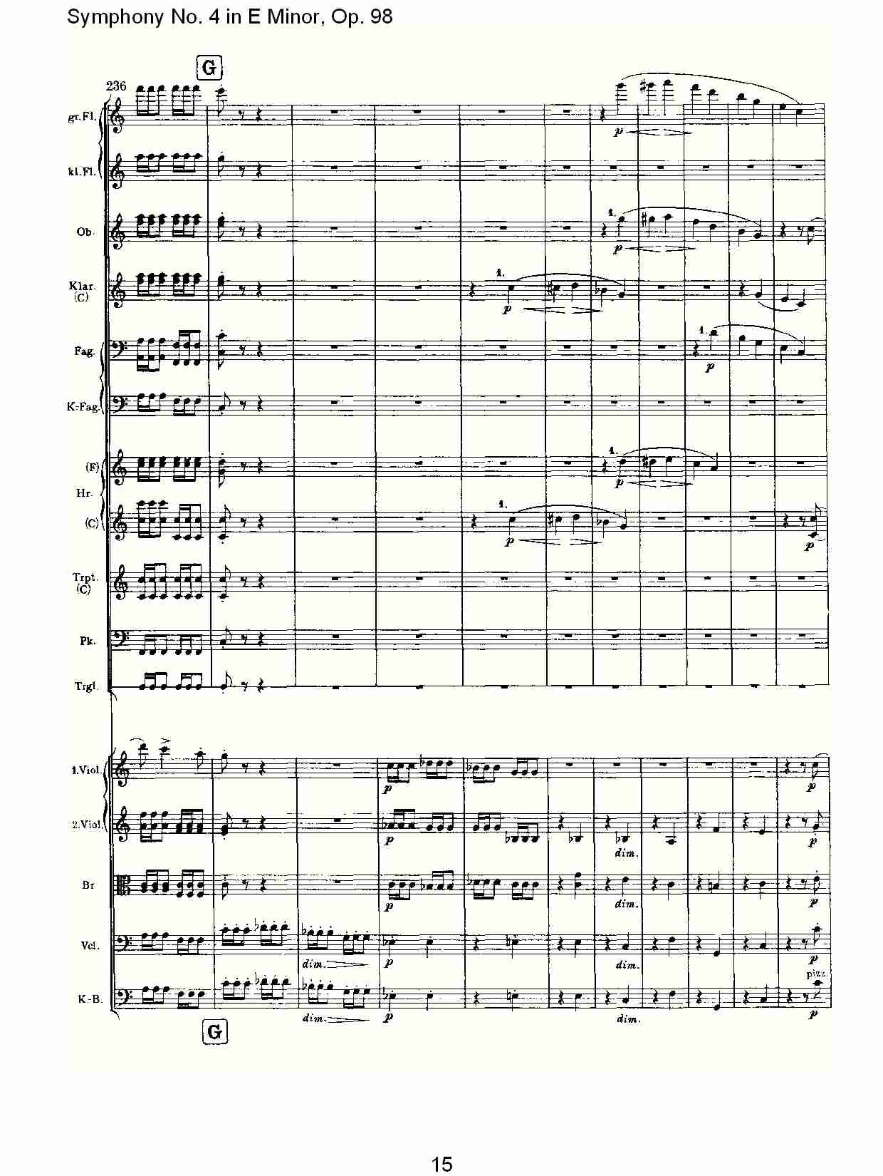E小调第四交响曲, Op.98第三乐章（三）总谱（图5）