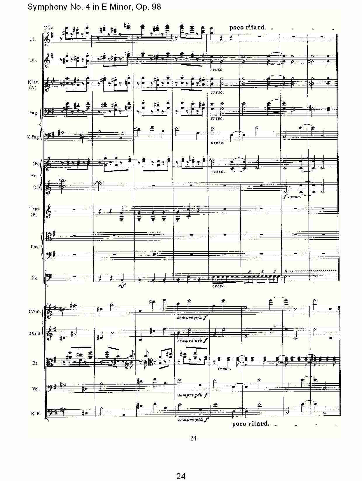 E小调第四交响曲, Op.98第四乐章（五）总谱（图4）