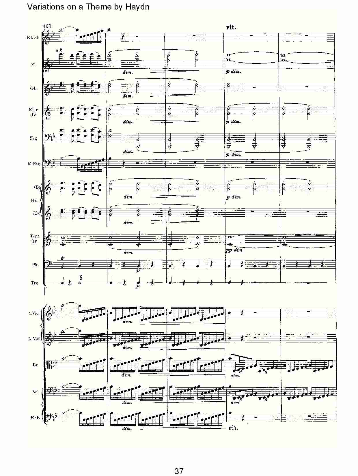 Variations on a Theme by Haydn   海顿主旋律变奏曲（八）总谱（图2）