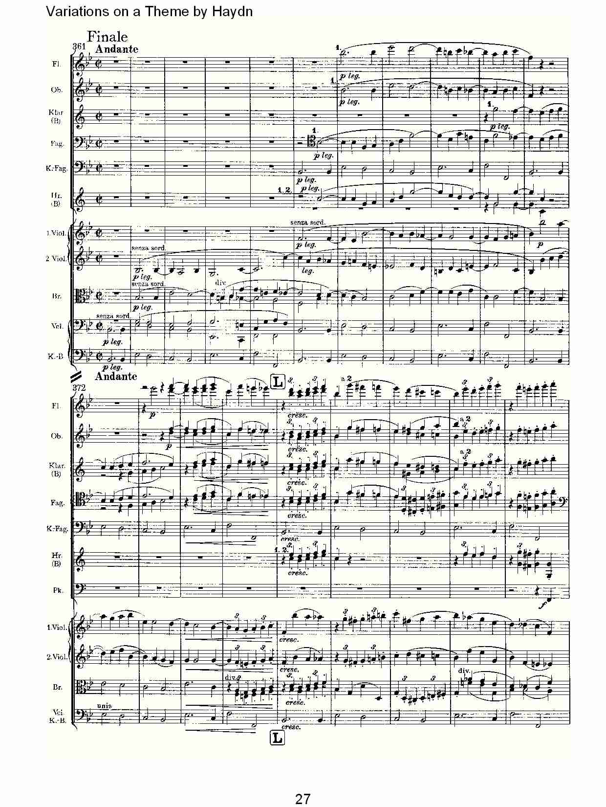Variations on a Theme by Haydn   海顿主旋律变奏曲（六）总谱（图2）