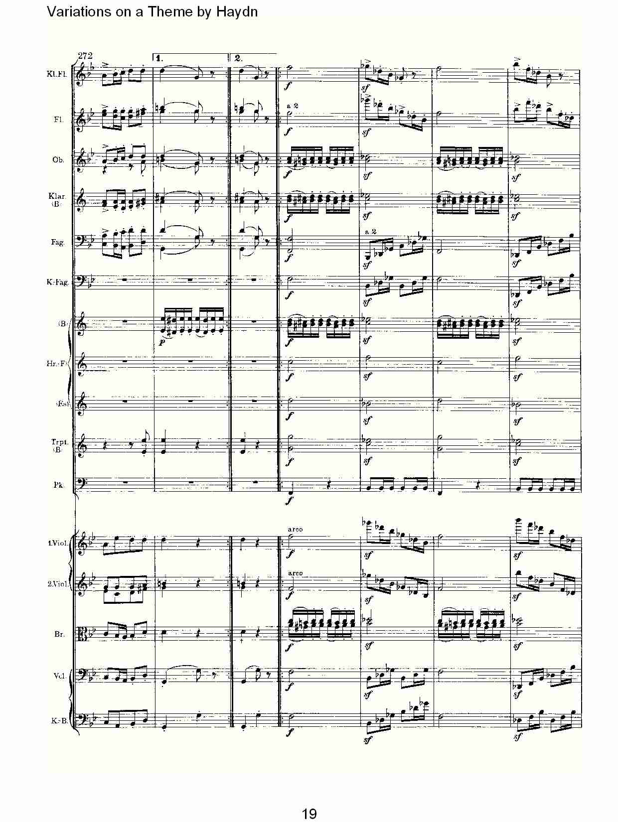 Variations on a Theme by Haydn   海顿主旋律变奏曲（四）总谱（图4）