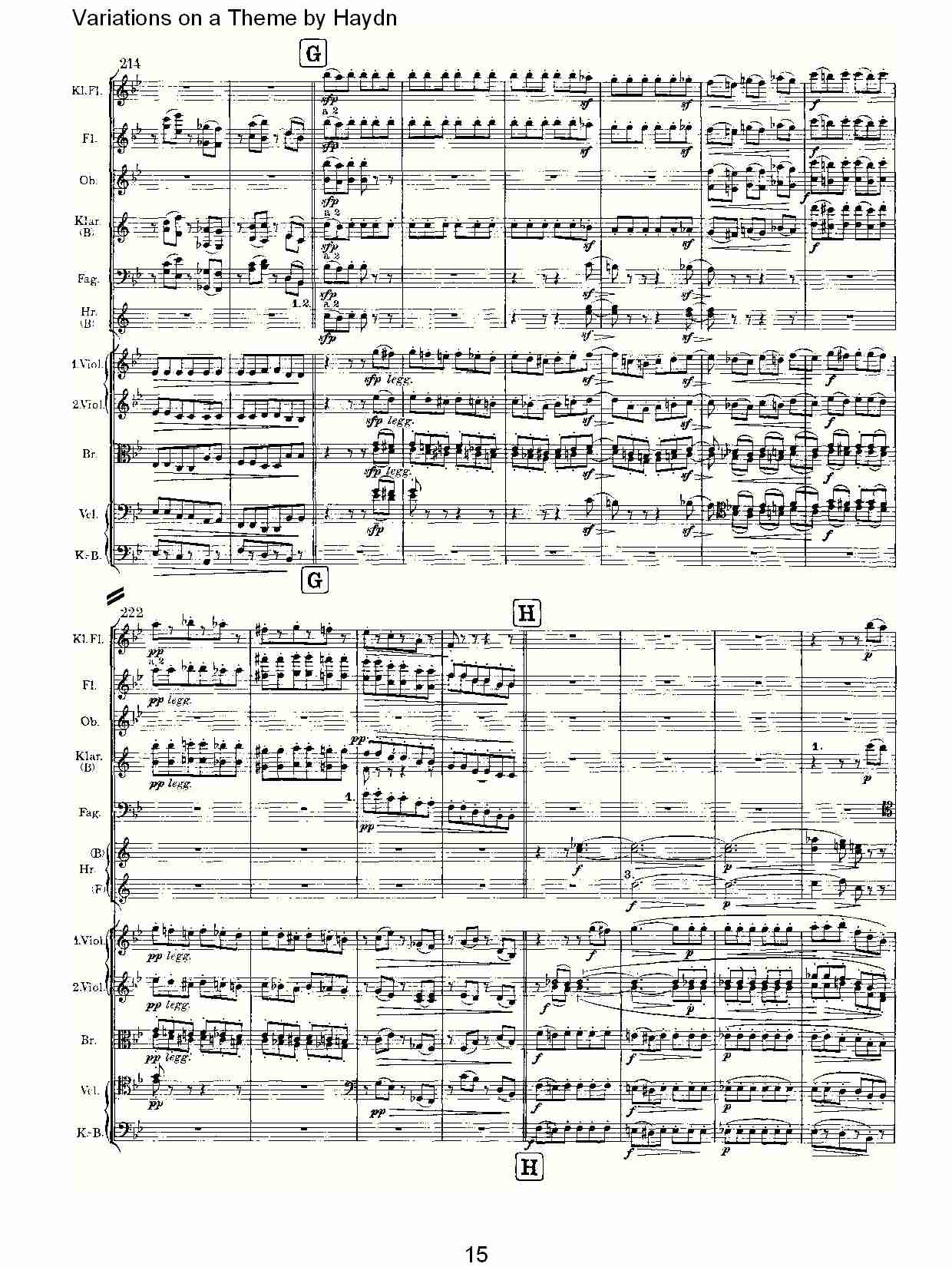 Variations on a Theme by Haydn   海顿主旋律变奏曲（三）总谱（图5）