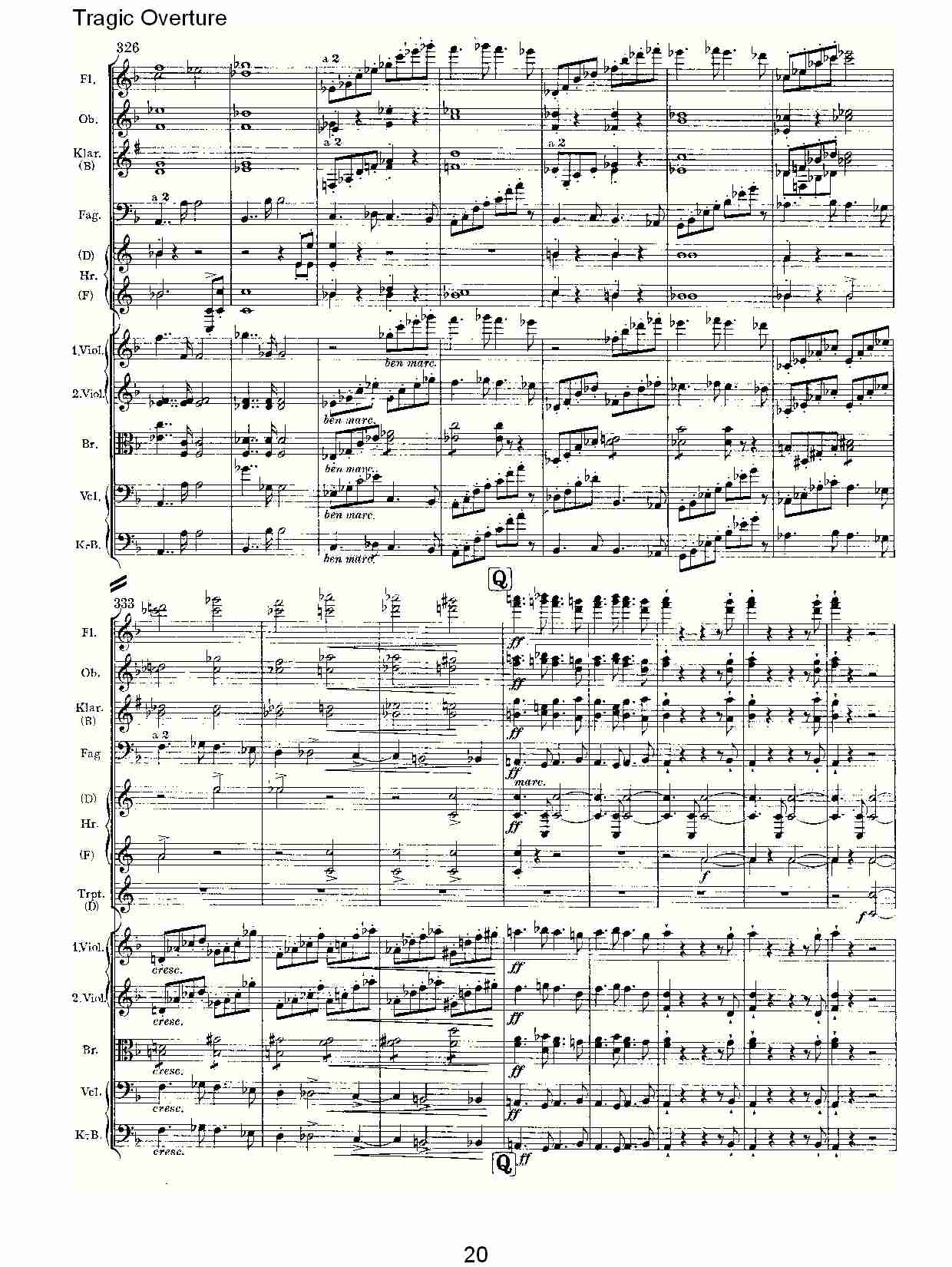 Tragic Overture   悲惨的前奏曲（四）总谱（图5）
