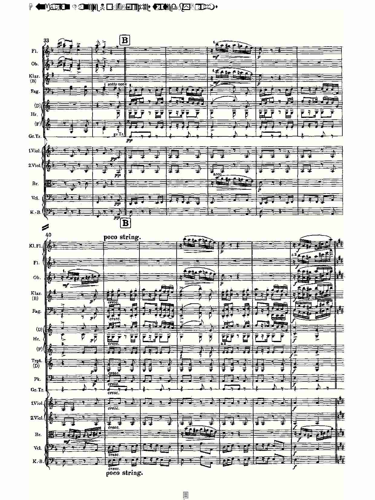 第三匈牙利舞曲 勃拉姆斯管弦乐曲式总谱（图3）