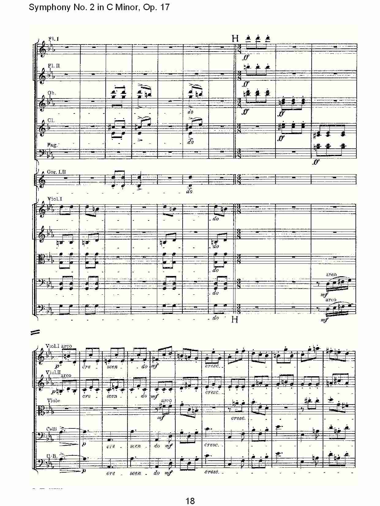 C小调第二交响曲, Op.17第三乐章（四）总谱（图3）