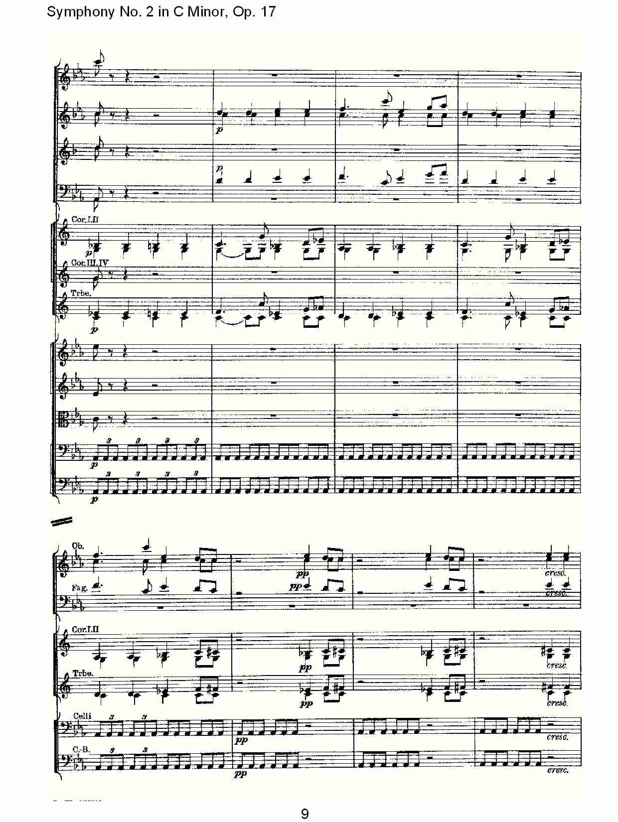 C小调第二交响曲, Op.17第二乐章（二）总谱（图4）