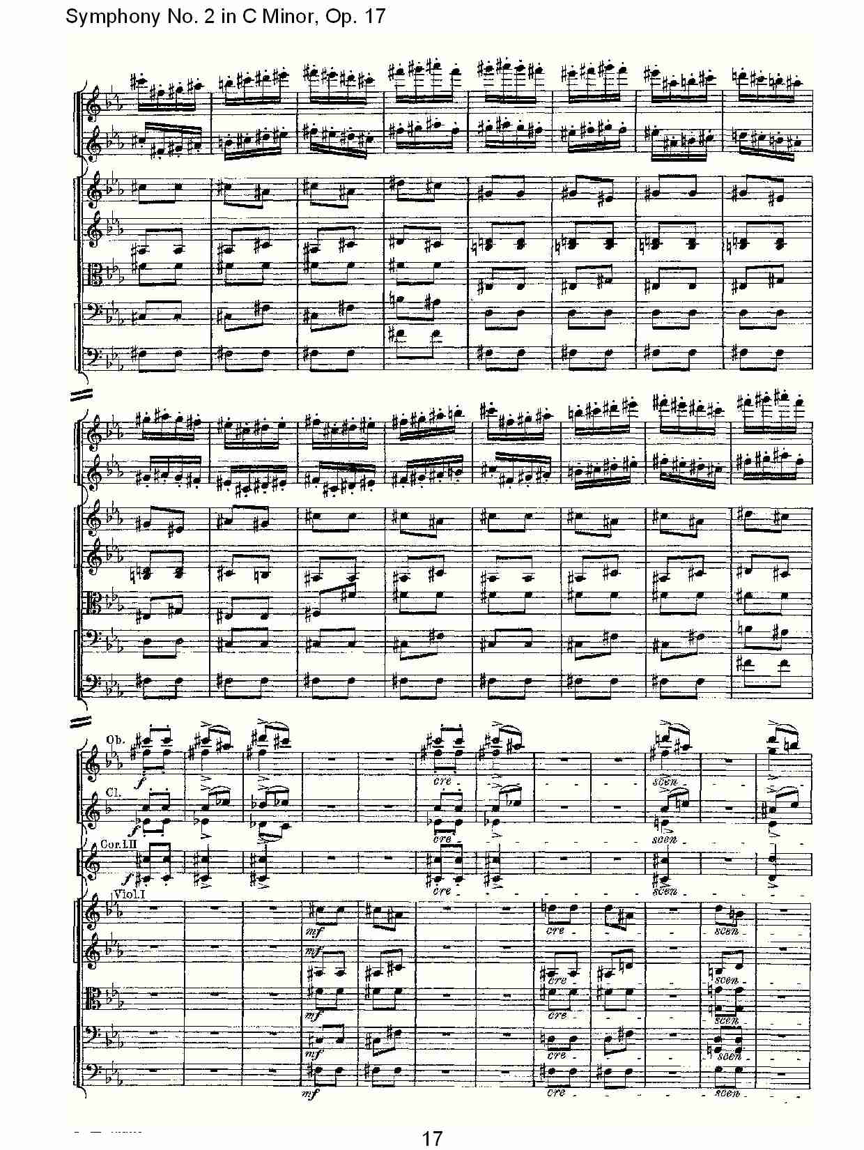 C小调第二交响曲, Op.17第三乐章（四）总谱（图2）