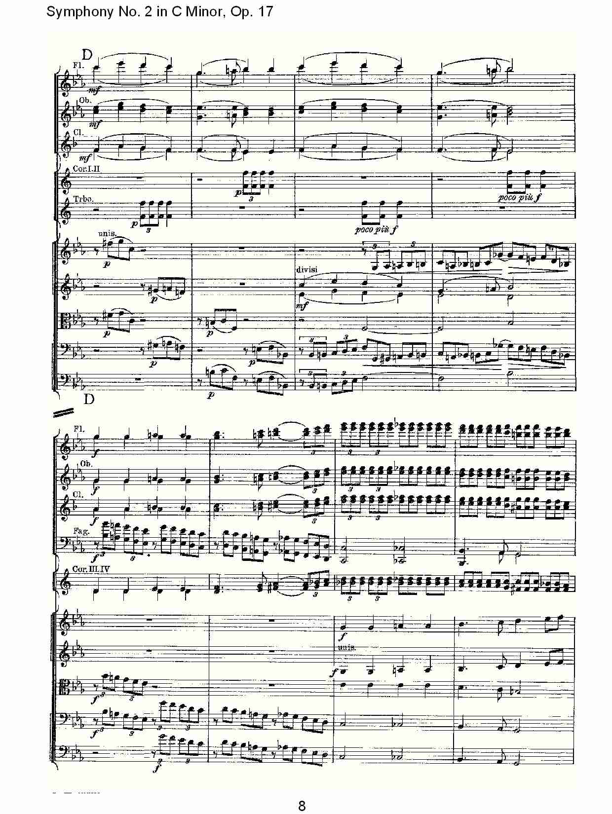 C小调第二交响曲, Op.17第二乐章（二）总谱（图3）