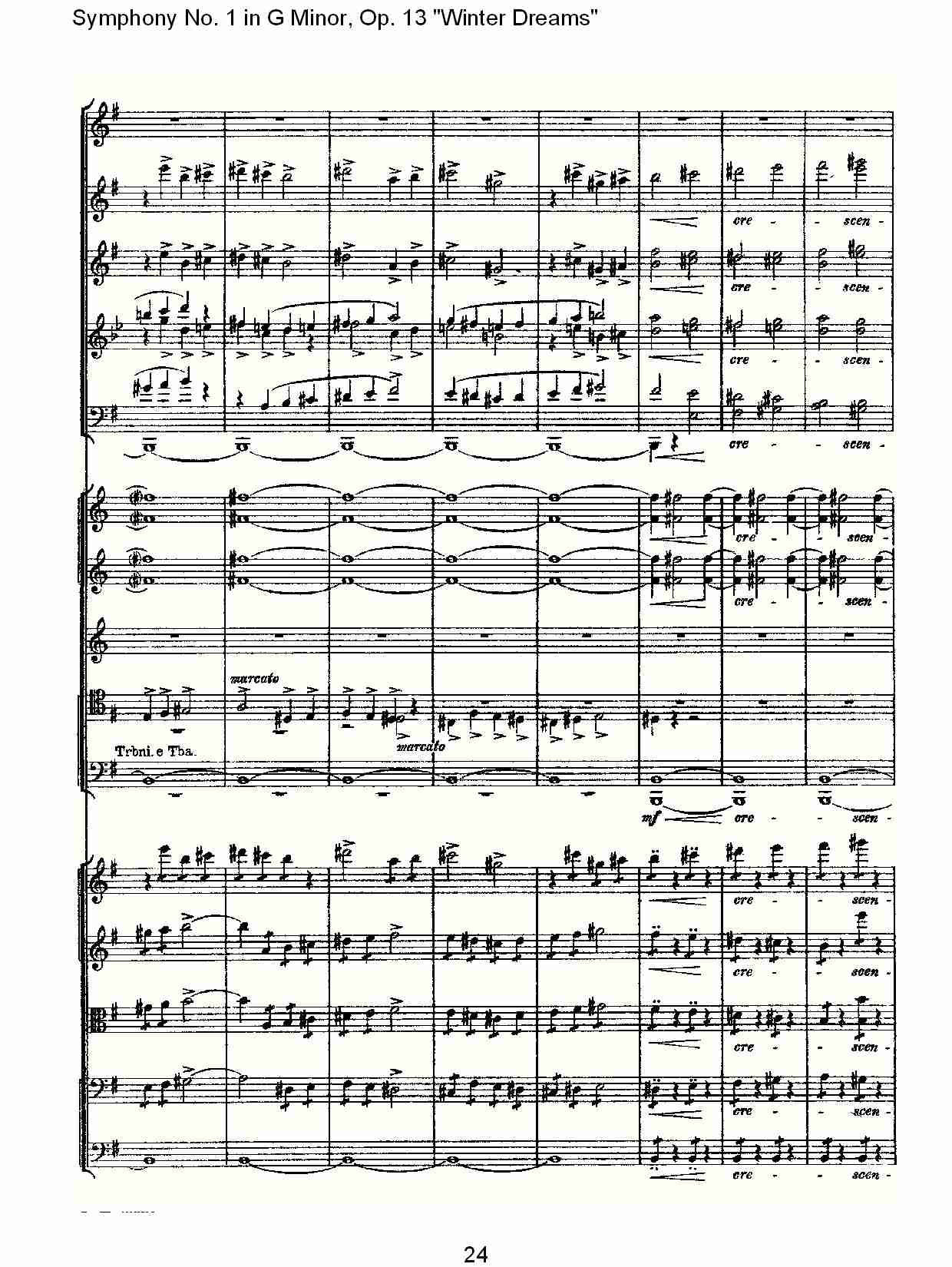 G小调第一交响曲,Op.13冬天的梦幻第四乐章（五）总谱（图4）