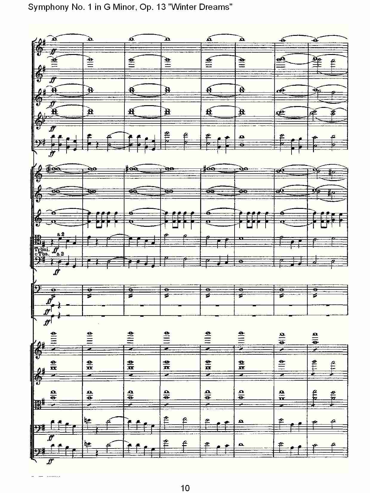 G小调第一交响曲,Op.13冬天的梦幻第四乐章（二）总谱（图5）