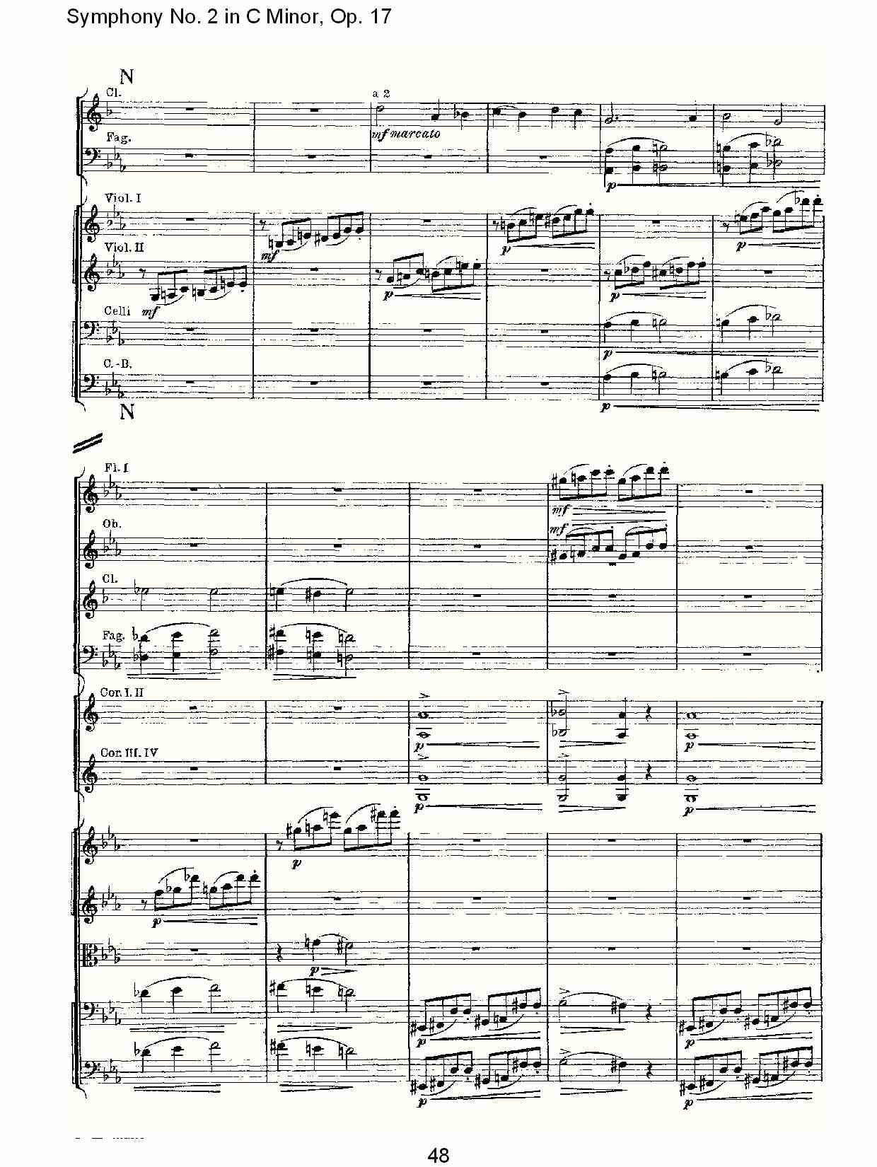 C小调第二交响曲, Op.17第一乐章（十）总谱（图3）
